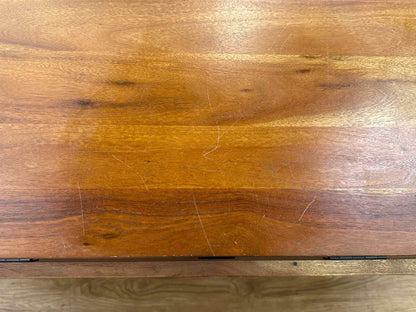 Crate & Barrel Drop Leaf Cherry Console