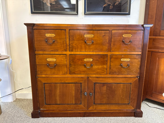 Felix Monge for Roche Bobois French Spice Cabinet in Cherry