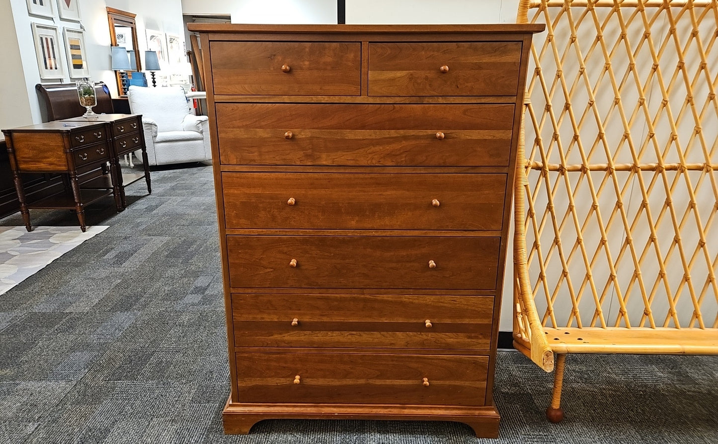 Cherry 7-Drawer Tall Chest