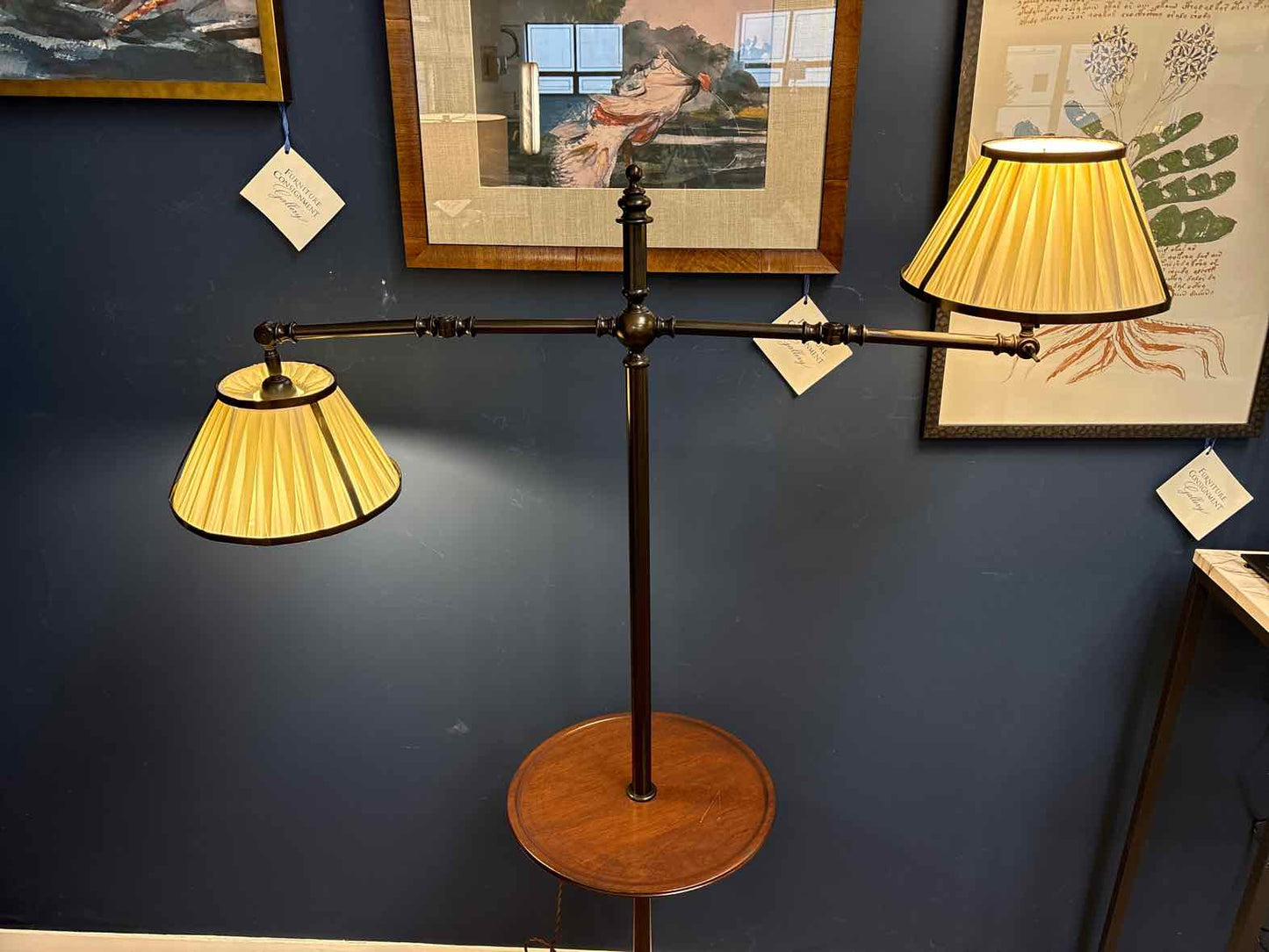 Floor Lamp with Table