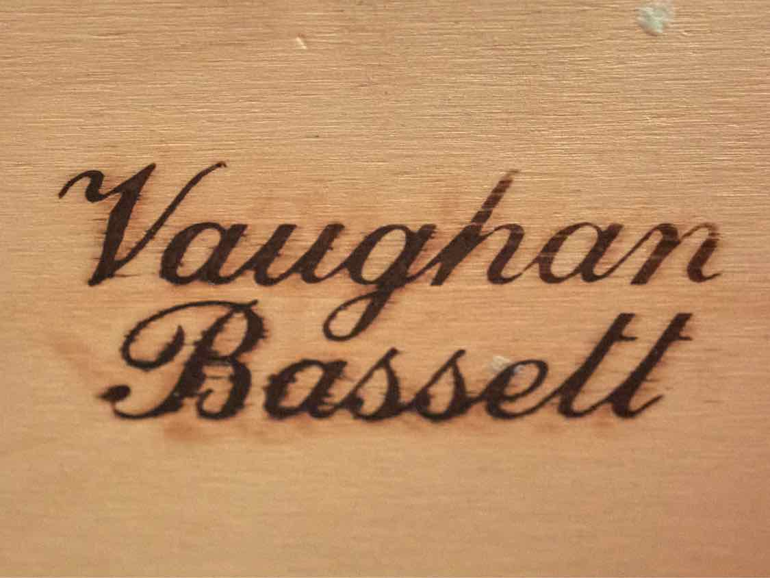 Vaughan Bassett Oak 2 Door 2 Shelf 3 Drawer Brass Handles Chifferobe Chest