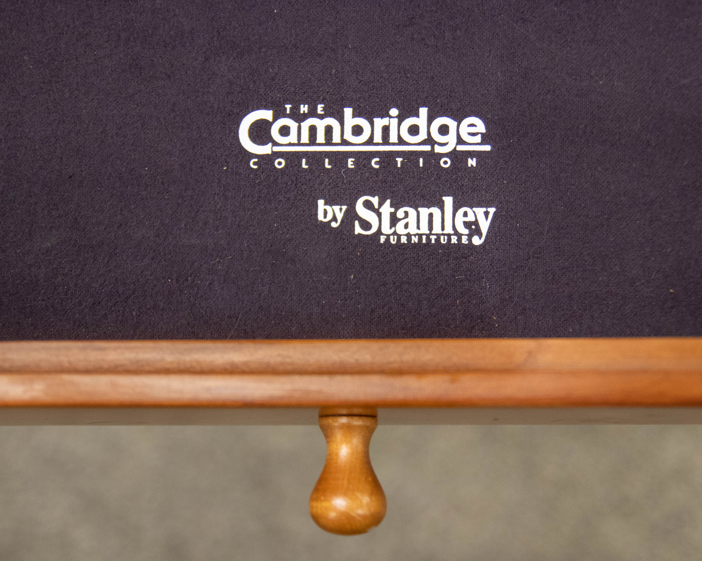 Stanley Cambridge Collection Cherry Dining Table  W/ Two Leaves