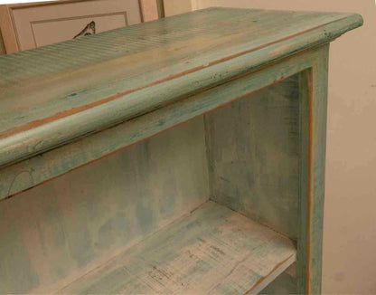 Custom Painted 3 Shelf Wooden Bookcase