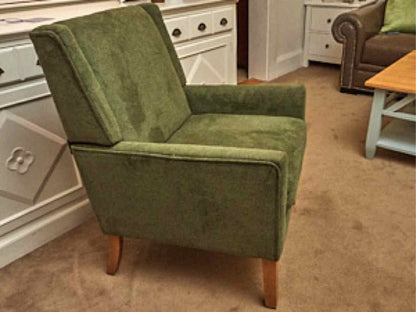 'Forest Fir Green' Upholstered  Accent Chair
