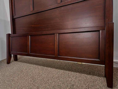 Espresso Finish Panel Queen Storage Bed