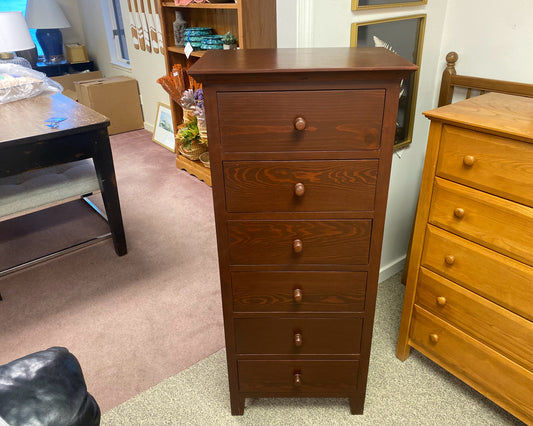 Bench Made Solid Cherry 6 Drawer Lingerie Chest