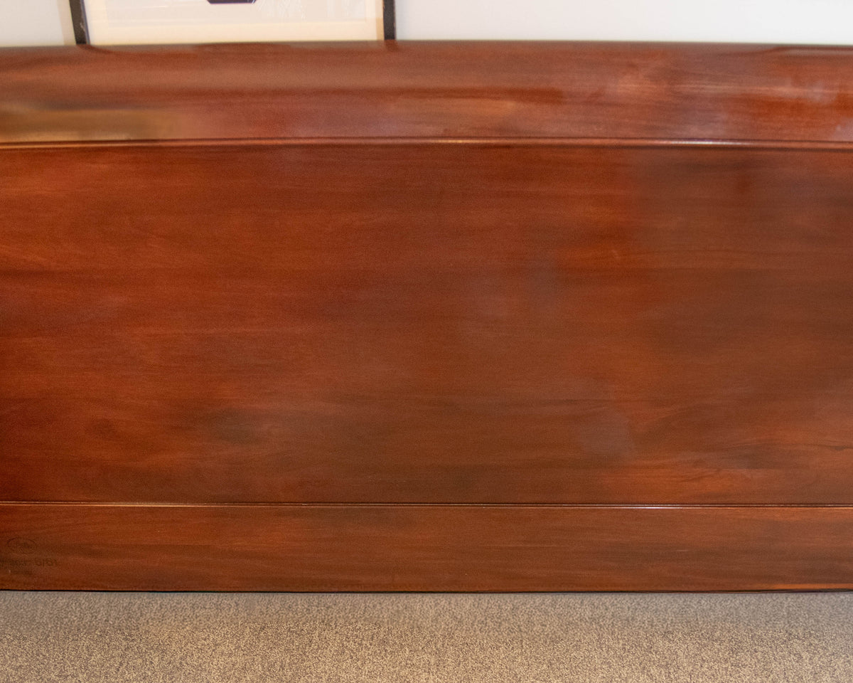 Stickley King Sleigh Bed in Mahogany with "Savannah" Finish