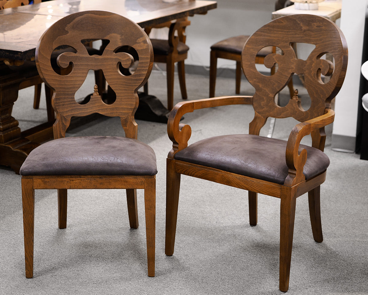 Arhaus Dining Table and Six Dining Chairs