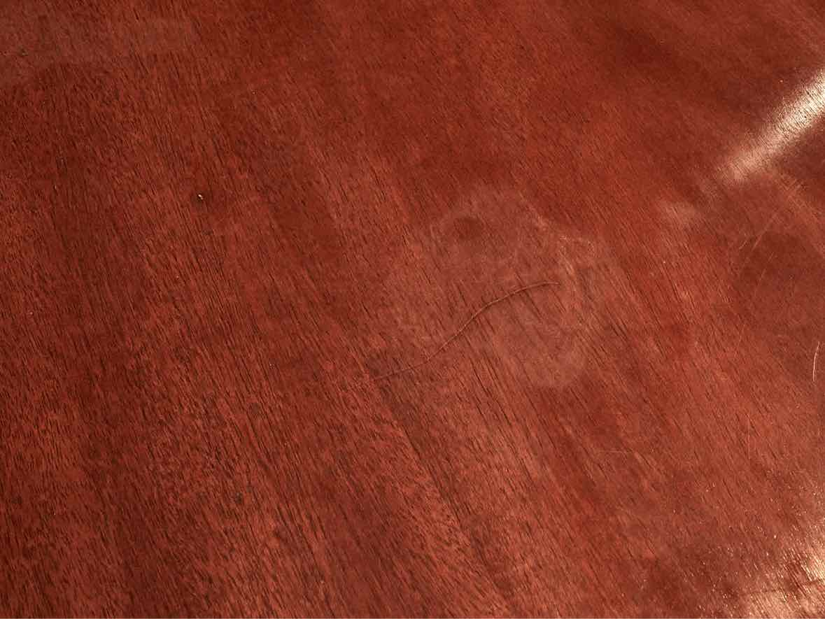 Ethan Allen Mahogany Double Pedestal Dining Table
