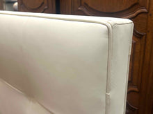 Mitchell Gold + Bob Williams Ivory Leather Queen Bed