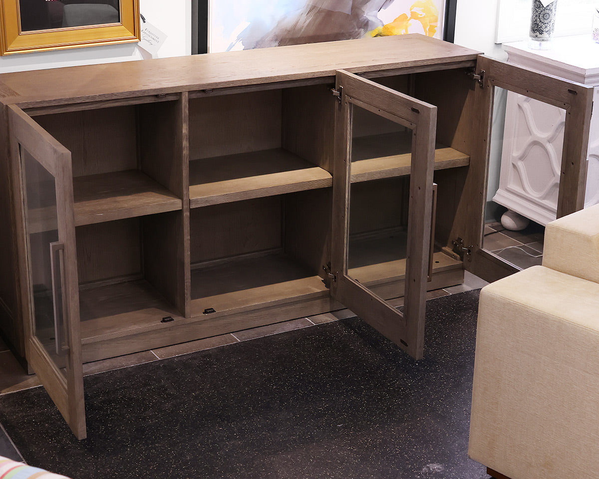 Restoration Hardware Oak Credenza
