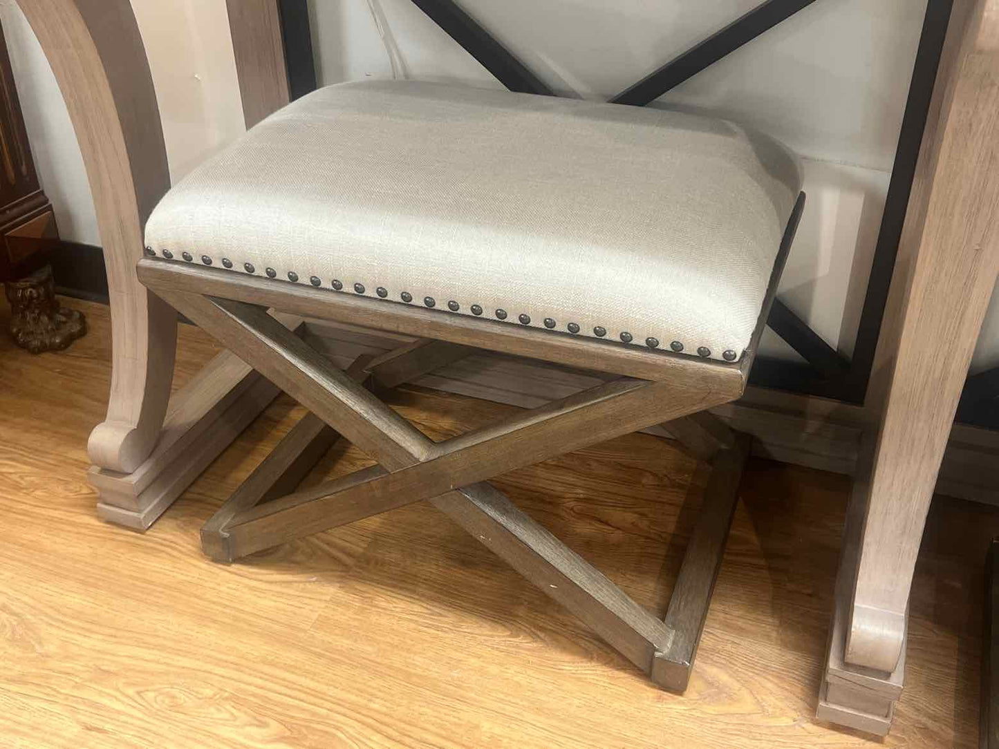 Bassett 'Artisanal' Console w/ Ottomans