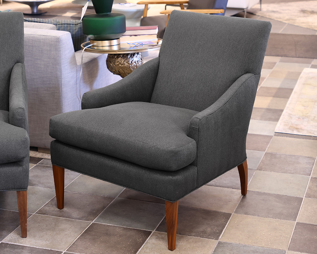 Pair of Hickory Accent Chairs