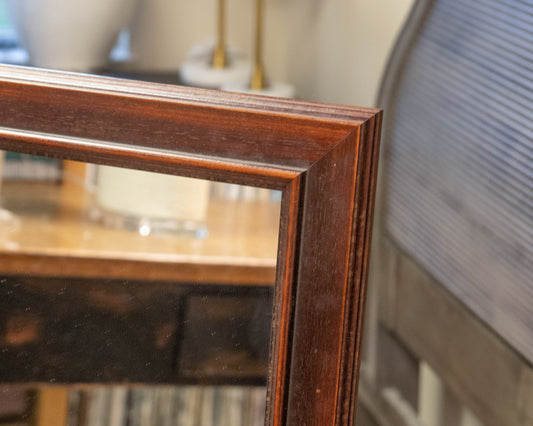 Boston Frame Works Walnut Wood Framed Mirror