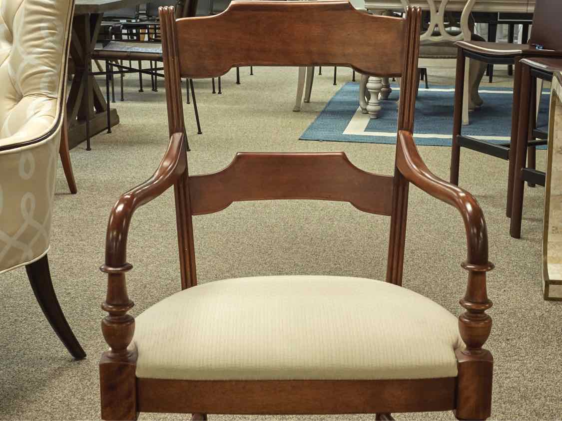 Nichols & Stone Cherry Dining Table & Set of 8 Chairs