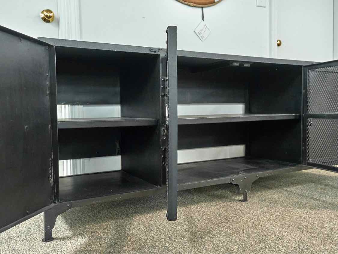 Restoration Hardware Industrial Metal Console