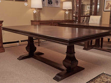 Gat Creek 'Palisade'' Cherry Pedestal Extension  Dining Table In Cocoa Finish