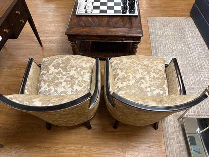Pair of Arhaus Paisley Accent Arm Chairs