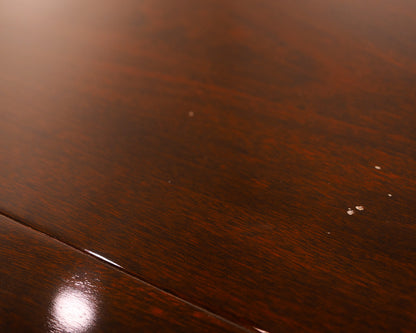 Stickley Mahogany Pedestal Dining Table