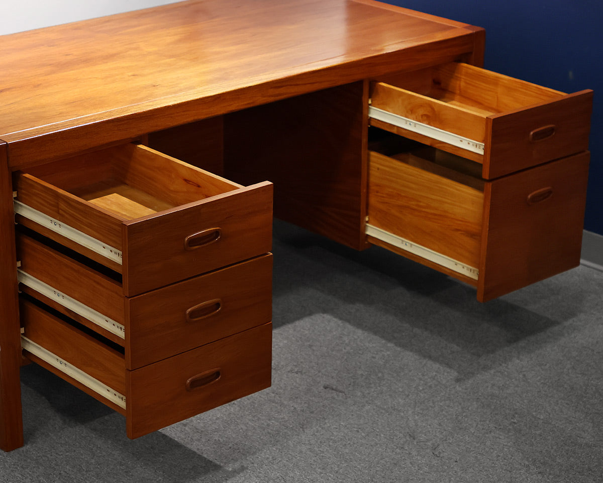 "Klein Dansk" Teak 5-Drawer Desk