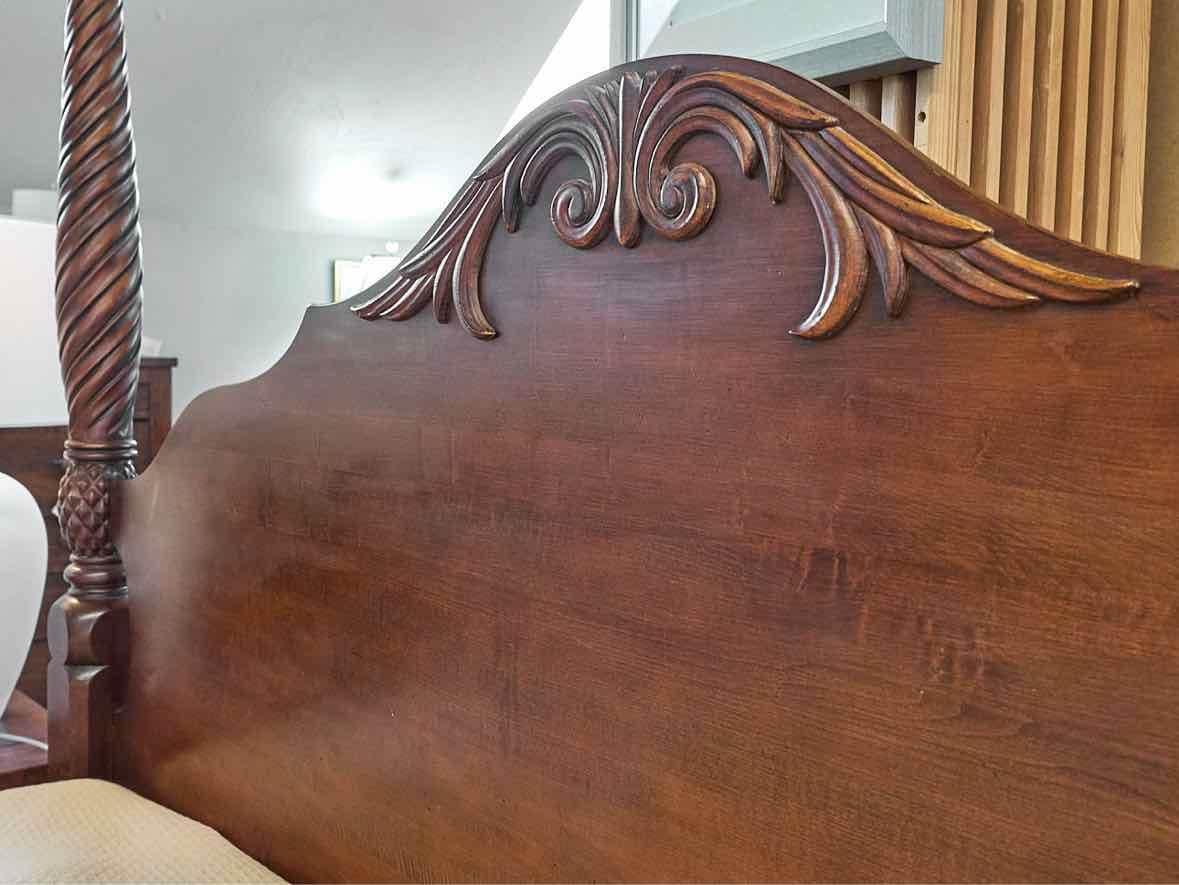 Ethan Allen British Classics Cherry Stain  King Bed