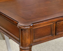 Ethan Allen Cherry Writing Desk with (1) Drawer and Fluted Legs