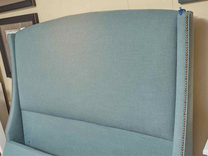 Heather Blue Tweed Upholsterd Full Beds