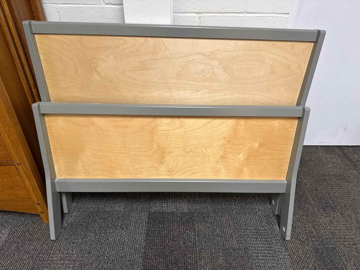 Oeuf 'Sparrow' Gray & Birch Twin Bed