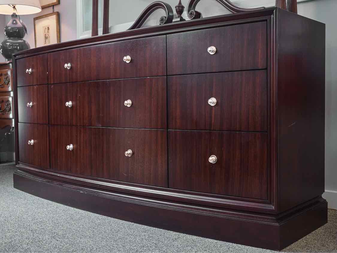 Ethan Allen Contemporary Mahogany Dresser