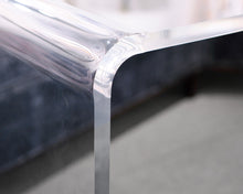 Lucite Waterfall Writing Desk