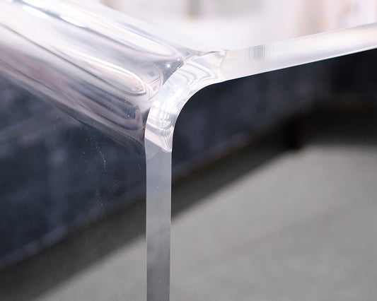 Lucite Waterfall Writing Desk