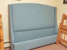 Heather Blue Tweed Upholsterd Full Beds