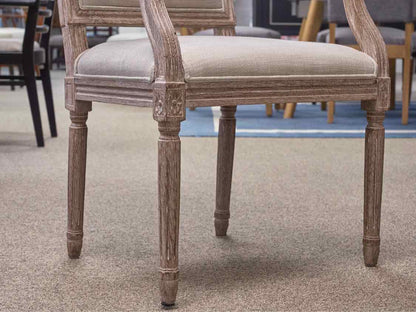 Set of 10 Restoration Hardware Vintage French Square Back Dining Chairs