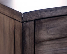 Two-Door Brushed Nickel Console