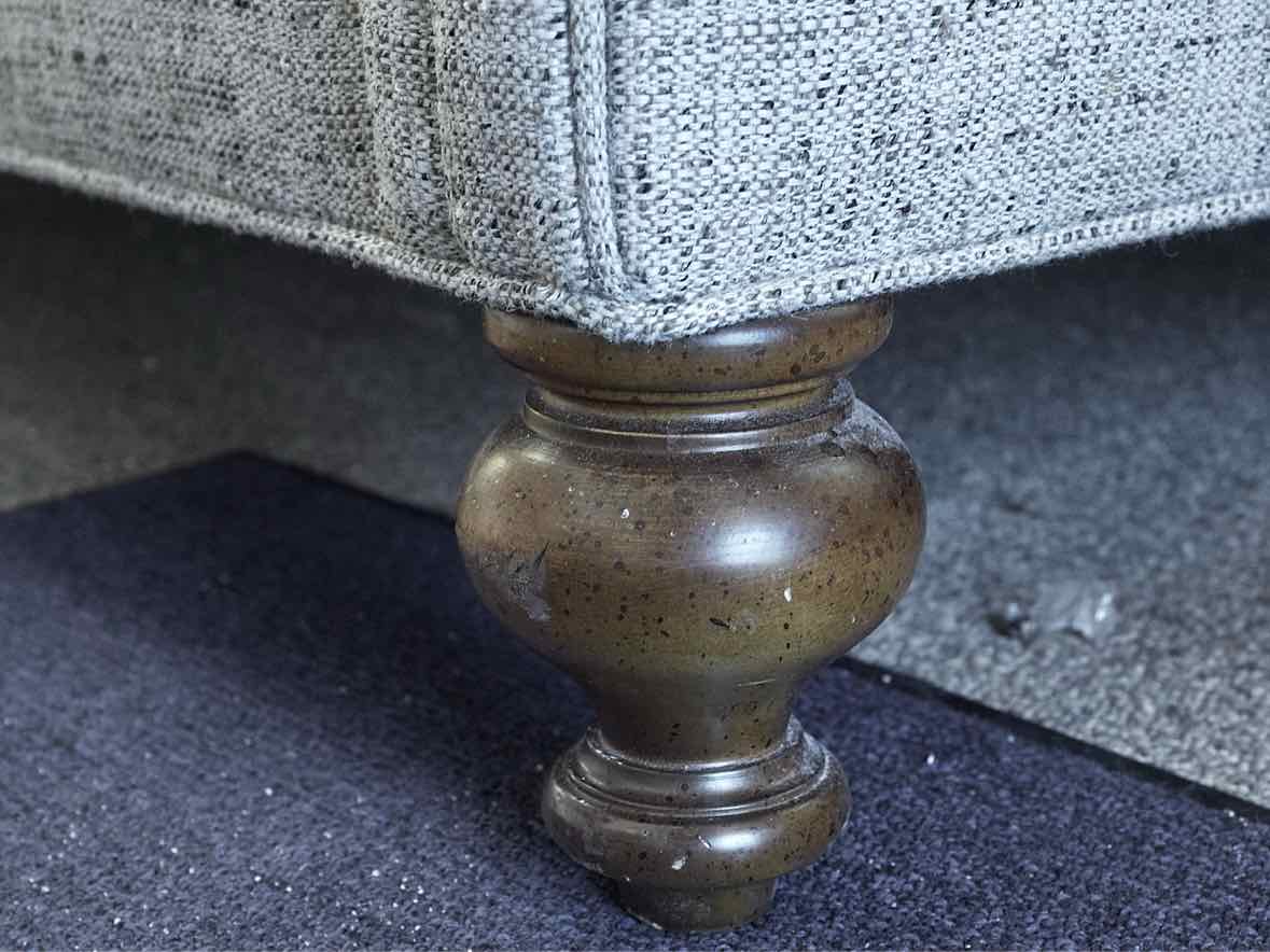 Wesley Hall Three Cushion Roll Arm Sofa