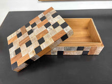 Medium Decorative Box with Wood & Bone Tile