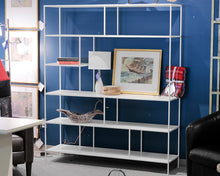 White Metal MCM Bookcase