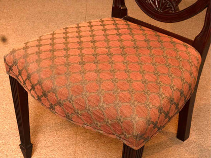 Set of 8 Mahogany Sheild Back Dining Chairs