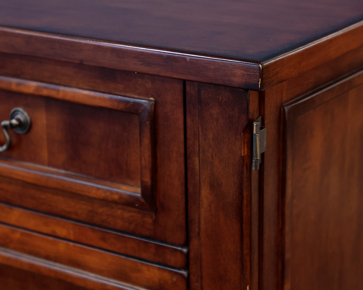 Howard Miller Cherry Double Door Storage Credenza