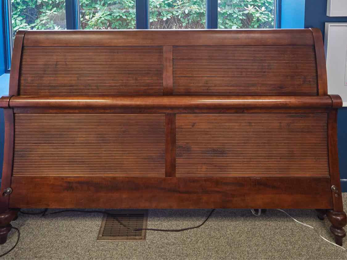 Ethan Allen Cayman King Bed in Cinnabar Finish