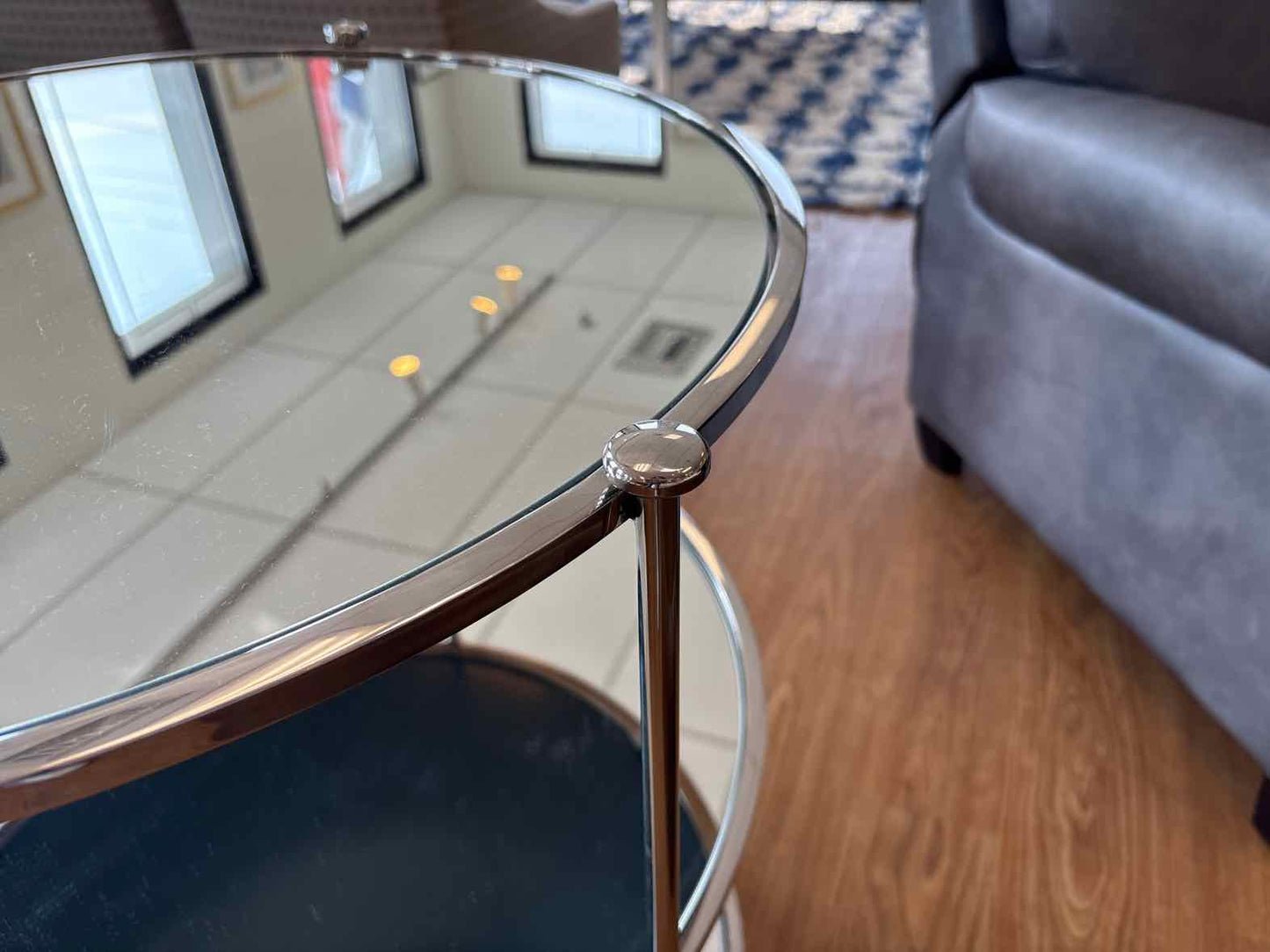 Worlds Away 3-Tier Side Table