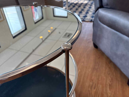Worlds Away 3-Tier Side Table