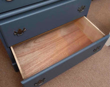 'Blue Sea Tern' Custom Finish 5 Drawer Chest