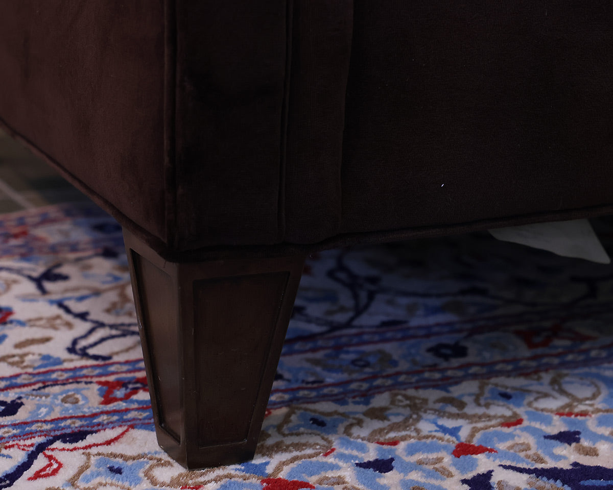 Pearson 3-Cushion Sofa in Chocolate Brown