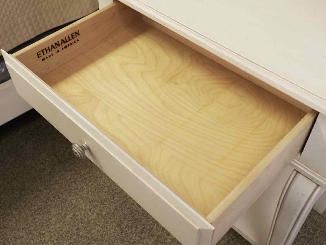 Ethan Allen 'Swedish Home' Cream One Drawer Nightstand