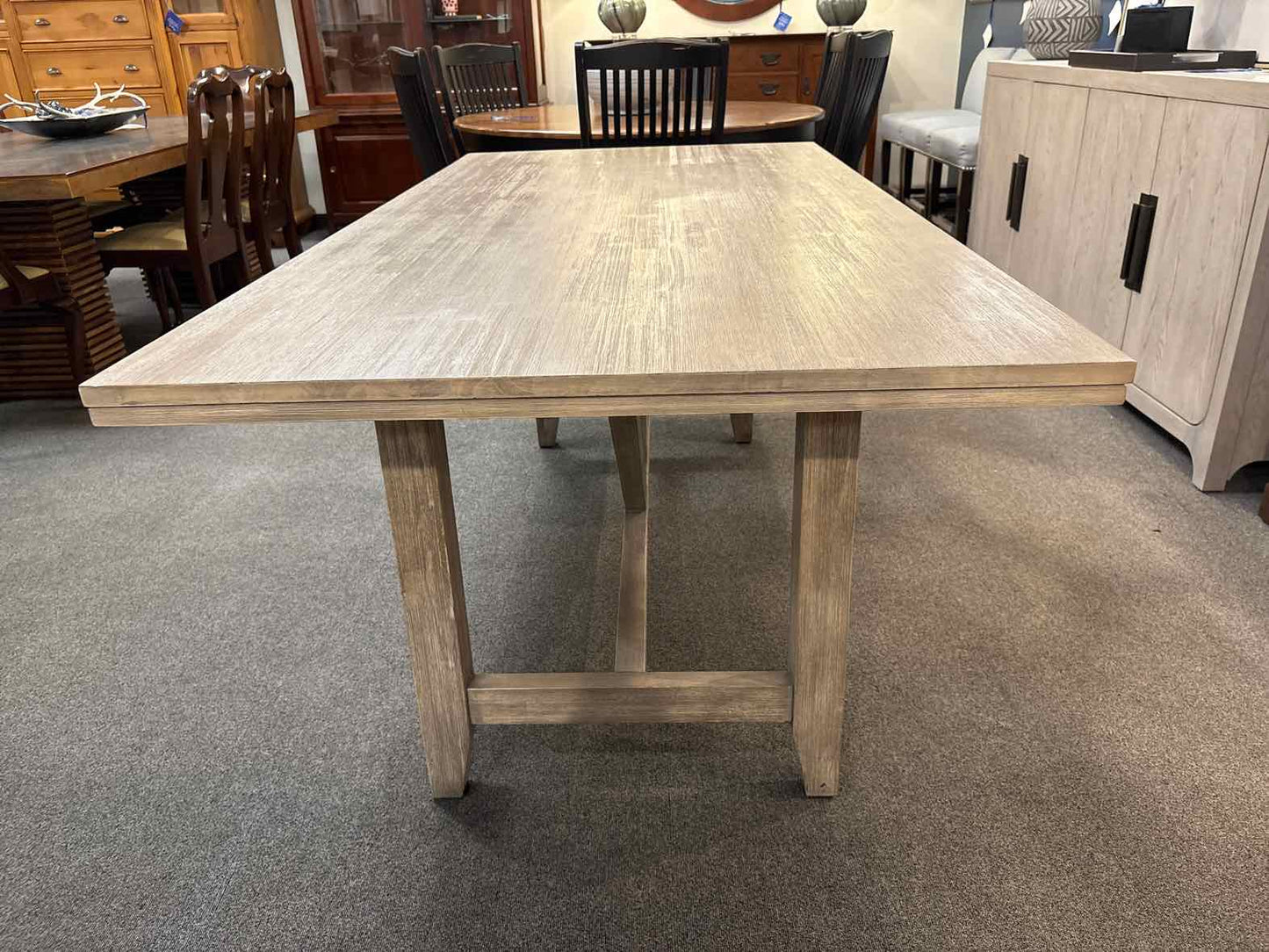 Crescent Furniture Grey Farmhouse Dining Table