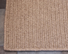 Contemporary Braided 9 x 12 Area Rug in Taupe