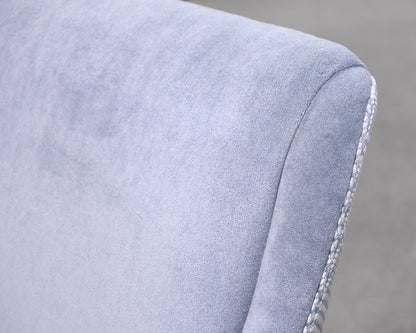 Pair of Charles Stewart Upholstered Dining Chairs