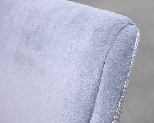 Pair of Charles Stewart Upholstered Dining Chairs