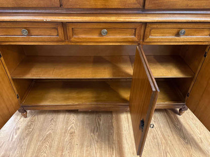 Cherry 3-Door Hutch
